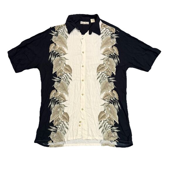 Hollis River Shirt Men's Size Large Rayon Camp Hawaiian Short Sleeve - Picture 1 of 5
